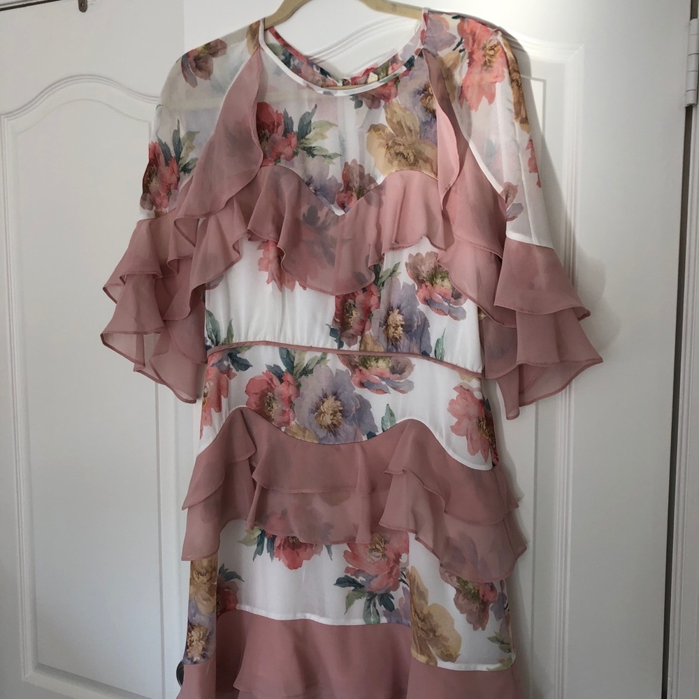 NWOT La Maison Talulah Darcy Floral-Print Mini Dress - Picture 5 of 6